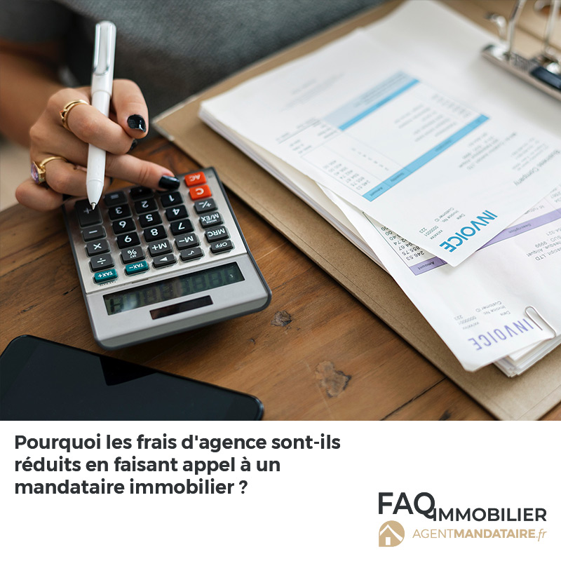 frais réduits agence immobilière