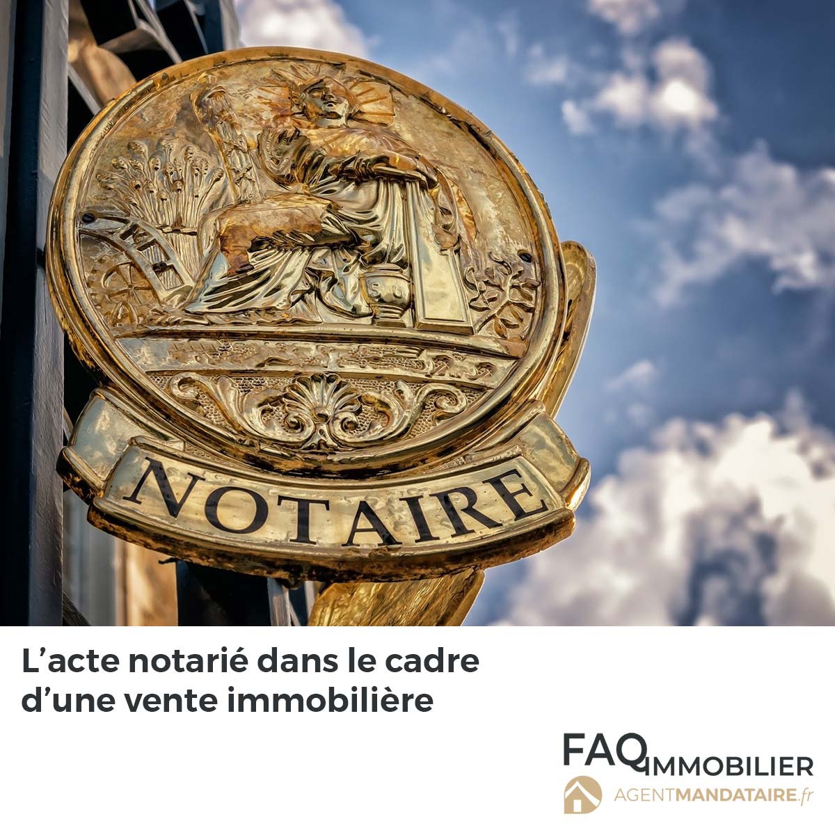 Acte notarié vente immobilier